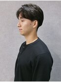 センターパートニュアンスパーマルーズパーマラフパーマ群馬太田