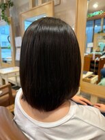 ニシオギ ヴォイス 西荻窪店(nishiogi voice)&nbsp;【髪質改善】ツヤ髪まとまる大人ミニボブ