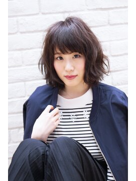 ブラッソヘア(brasso HAIR) ミディアム×ダークラベンダーアッシュ!