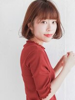 ルティア 池袋(Lutia)&nbsp;ピンクベージュ☆シンプルボブ☆