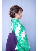 【下北沢＊I'll b hair＊】袴に似合う可愛い編み込みアレンジ