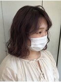 bob×ブラウンピンク