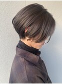 大人小顔ハンサムショート３０、４０代人気サイドひし形