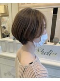 くびれショート×ナチュラルベージュ byタダテツヤ