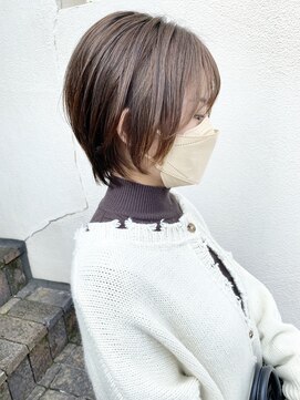 ビール 今泉店(BEER) 【BEER 山崎雄太朗】縮毛矯正ショートボブ