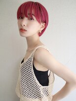 ブゾン(buZon)&nbsp;【buZonブゾン】耳掛けショート×ビビッドピンクカラー