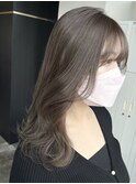 韓国人気スタイル　くびれエギョモリヘア
