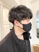 アミュレ(Amule)&nbsp;メンズカットスパイラルツイスト束感マッシュ30代梅ヶ丘美容室