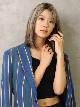 ヘアーカッティングガーデン ジャック モアザン 松山店 シャドウルーツ/ローライト［松山市駅/白髪ぼかし］