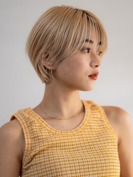 ベンジー 学芸大学店(benji) 骨格カット×シルキーベージュショート 2