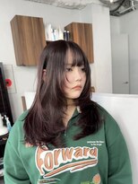 アット(at...)&nbsp;レイヤーカット　レッドカラー