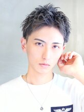 クロト 福岡本店(KUROT) ツーブロック刈り上げビジネス短髪束感黒髪アップバング