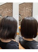 髪質改善ストレート
