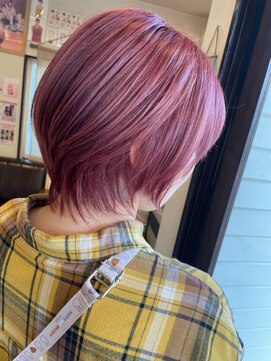 ヘア メイク ココ(hair make coco) ブリーチ★ホワイトピンク！！