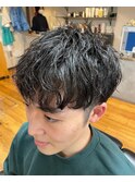 弱めのツイストスパイラルとスパイラルMIX/メンズサロン/パーマ