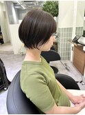 ショートボブ/顔周り/金山/似合わせカット/大人女性
