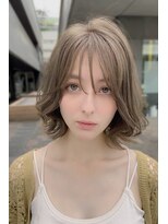 クーエフー(coo et fuu)&nbsp;オリーブベージュ　レイヤーカット　ニュアンスパーマ藤沢