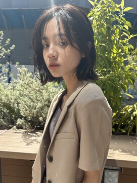 オーシャン(Ocean) ［Ocean Hair&Life 水田］パツっとボブの巻き髪スタイル☆