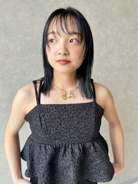 オブジェ シエル(obje't ciel) 【obje't ciel】顔まわりレイヤー×BlueBlack【暮石　唯】