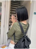 ぱつっとおしゃれボブ