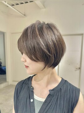 ジュベ(juve.) 大分ショートボブ顔まわりレイヤーカット髪質改善カラー30代