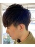 メンズカット＋ポイントパーマ￥7400～