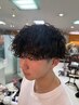 波巻きパーマ×メンズカット　【メンズ/韓国/パーマ】17600円→13970円