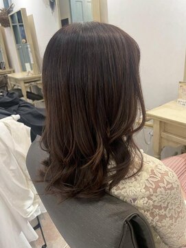 ヘア ジュレ ドゥ(hair jurer deux) 【ヘアジュレドゥ 安江】セミロングスタイル