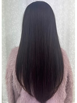 ブルームシエル(bloom ciel) 素髪風ナチュラルストレート／黒髪艶ロング