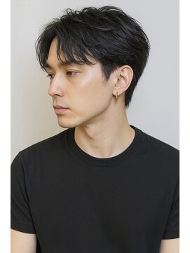 キャンバス バイ ネオリーブ 横浜西口(Canvas by neo.) ツーブロック/センターパート/フェザーパーマ/刈り上げ sk12