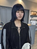 ジゼル 前橋(Giselle)&nbsp;ナチュラルウルフ×ネイビーブルー