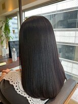 艶髪ストレート/髪質改善/透明感カラー/トリートメント