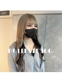 プルエクステ/ローライト/ハイトーングレージュ/当日予約OK