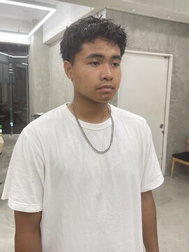 スー 渋谷(suu) メンズカットメンズショートスパイキーショートピンパーマ渋谷