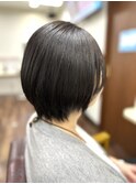 髪質改善矯正ショートスタイル