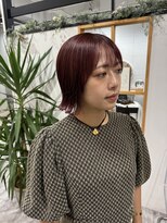 アムヘアー(A.M. hair)&nbsp;秋カラー　ボブ