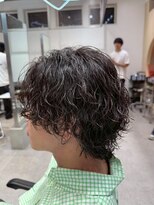 フィフス 渋谷(fifth)&nbsp;渋谷波巻きスパイラルメンズボブウルフシャドウフェザーパーマ