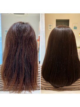 ヘアアンドネイルイミュン(Hair&Nail immune) ツヤカラー 30代40代50代髪質改善白髪染めハイライト藤沢