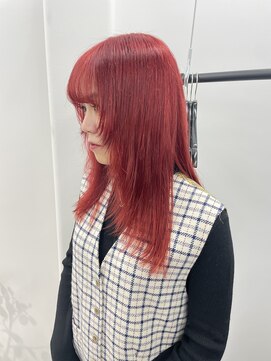 ディクト(D.C.T.) #顔周りレイヤー#レッドカラー