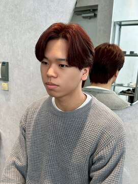 ジーナ 天神(Zina) ハイトーン×センターパート(ブリーチ/ハイライト/ハイトーン)