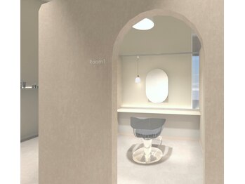 UNIVERSE.suite【3月5日 NEW OPEN(予定)】の写真/《全席個室のこだわり空間*》マンツーマン対応で寄り添いながらお悩みを解決!理想のスタイルを作ります♪