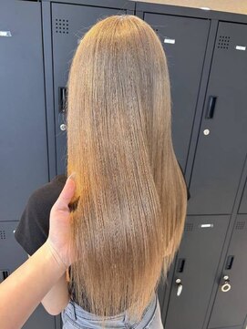 プロデュース 淵野辺店(Produce) ハイライトブリーチダブルカラーレイヤーカットくびれレイヤー