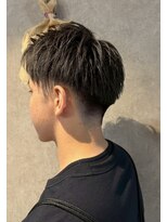 パーミル ヘア クマモト(permille ‰ hair Kumamoto) メンズショート×ブラック
