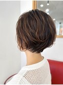  &nbsp;&nbsp;&nbsp;40代50代に似合う大人ショートボブ｜丸み×くびれ