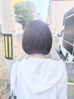 カラフェ(carafe)&nbsp;ボブ　暖色カラー　レッド　髪質改善　札幌大通