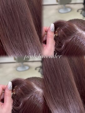 プレア(Pleare SALON＆SPA) 福井武生 ブリーチなしW ピンクラベンダー 髪質改善