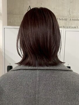 ロッカヘアエジェ(ROCCA hair eje.) 柔らかブラウンミディ暗めカラー