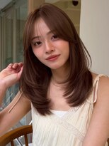 アオアクア バイ ジルブラン 新越谷店(AOAQUA by JIL BLAN)&nbsp;ワンカラー/カット/顔周りカット