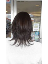 マリーインターナショナル 浦添店(MARIE INTERNATIONAL)&nbsp;ミディアムレイヤー暗髪アッシュグレージュベージュブラウン