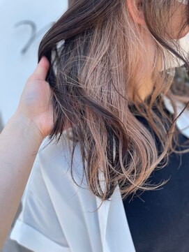 ノチ(Noci) 【和田寧々】ミルクティーベージュ/インナーカラー